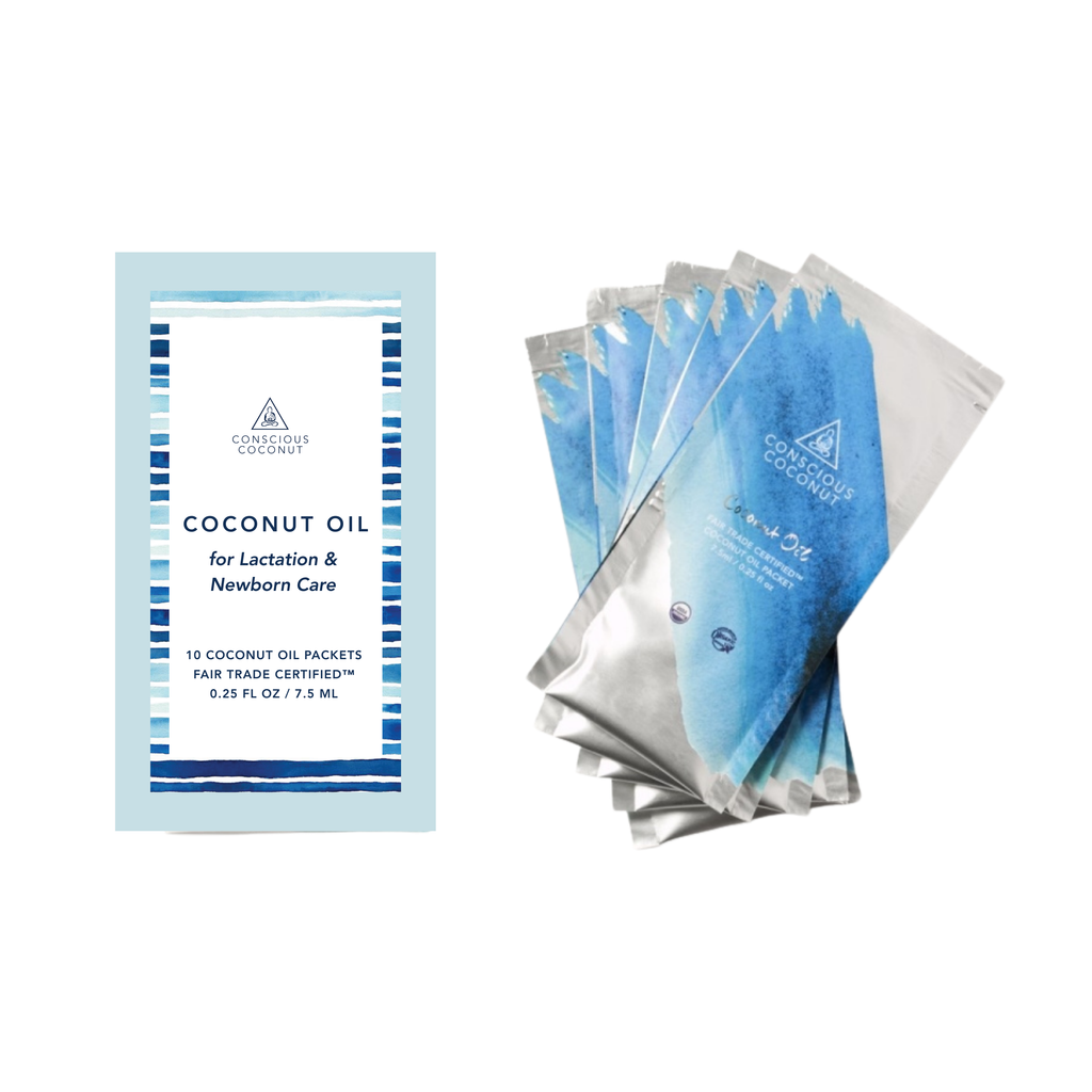 Coconut Oil Packets for Lactation & Newborn Care