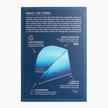 Sustainable Quick Dry Hair Towel